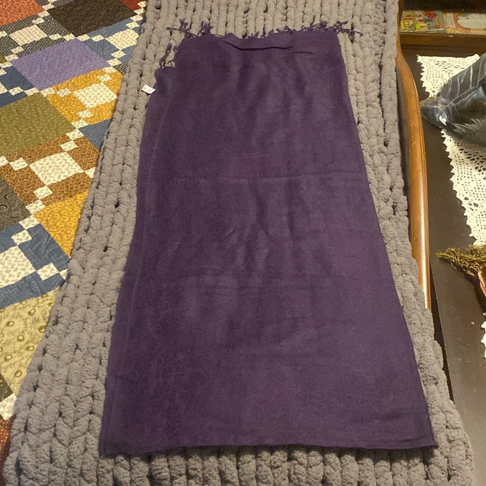 Purple fashion scarf